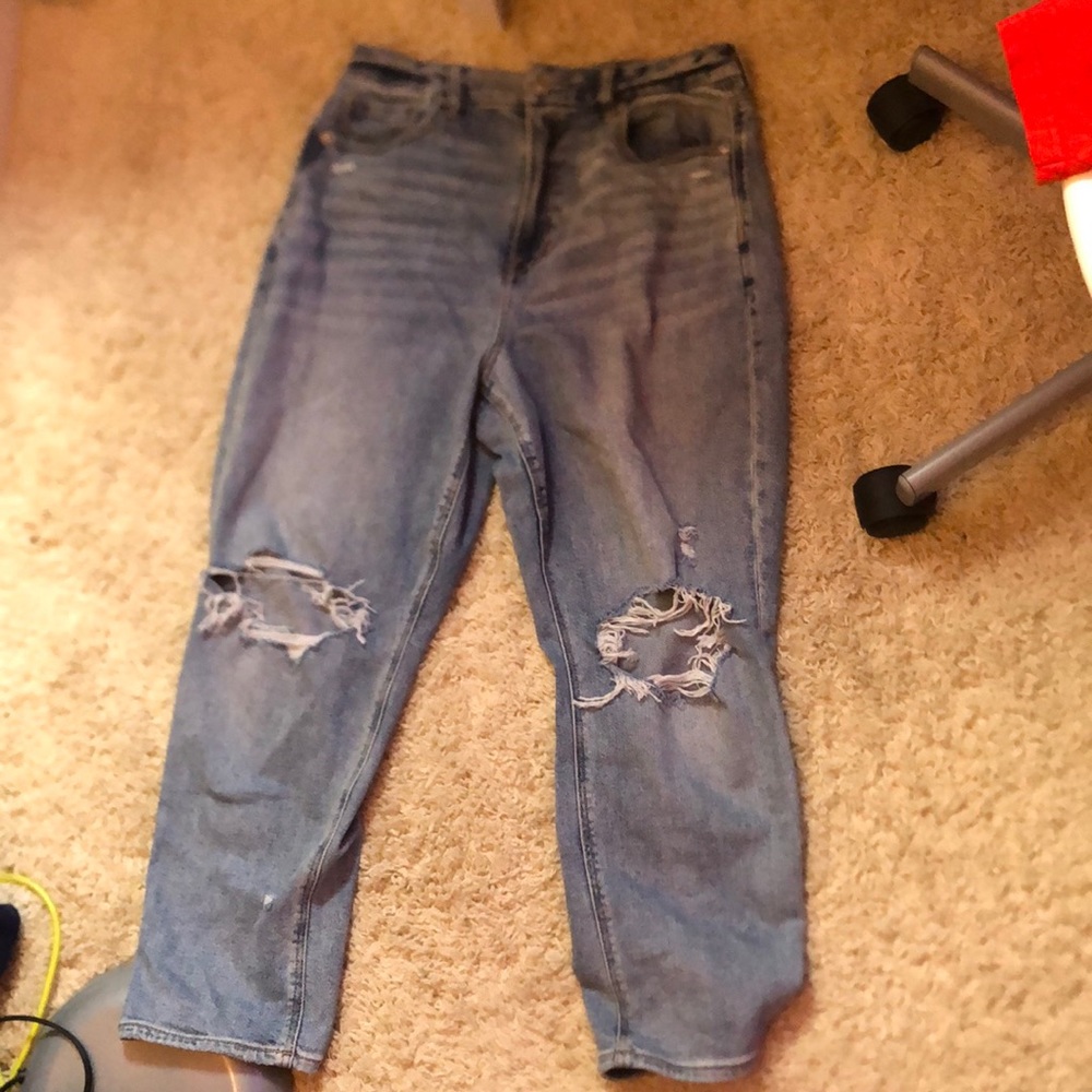American Eagle mom jeans size 8